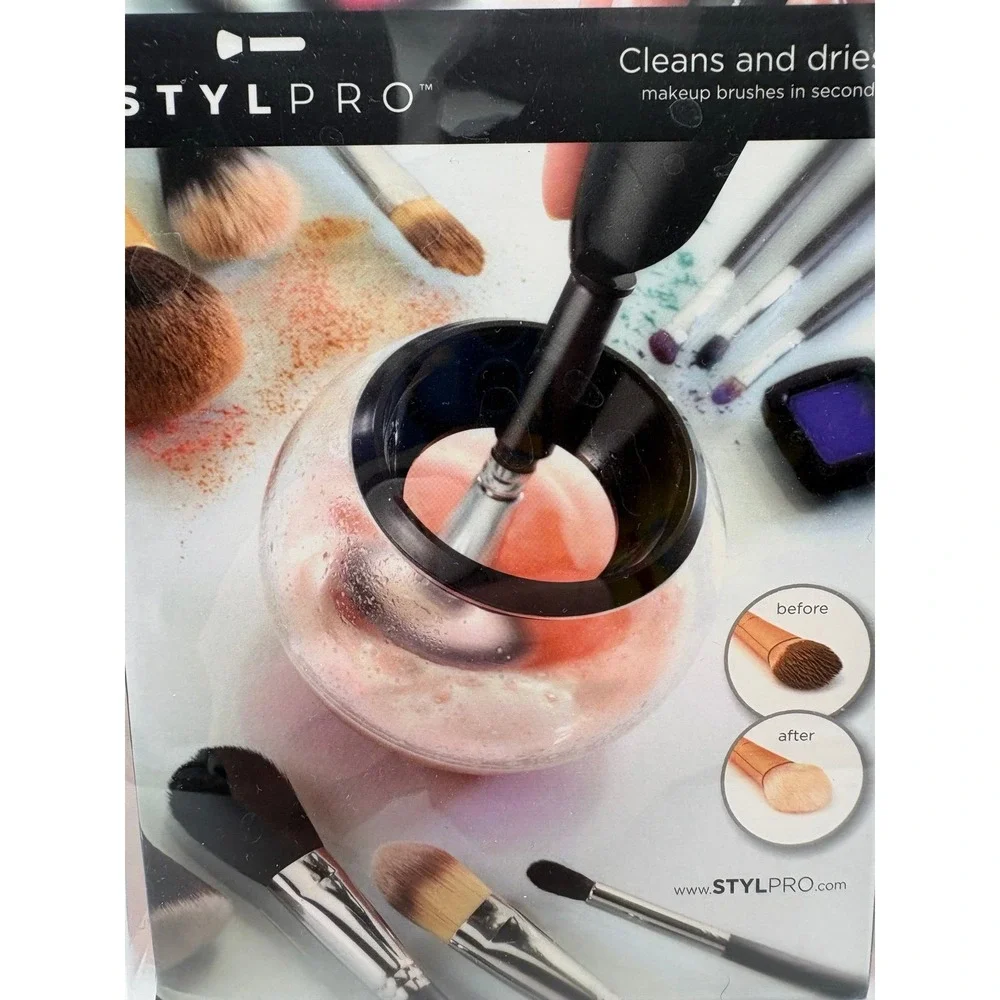 StylPro Makeup Brush Cleaner and Drier With Cleanser Liquid 5 fl oz.
